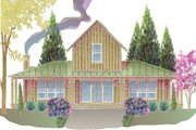 Farmhouse Style House Plan - 3 Beds 2 Baths 1592 Sq/Ft Plan #487-7 