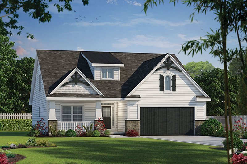 Cottage Style House Plan - 4 Beds 3 Baths 2232 Sq/Ft Plan #20-2315