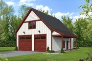 Southern Style House Plan - 1 Beds 1.5 Baths 1054 Sq/Ft Plan #932-848 