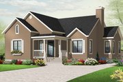 Country Style House Plan - 3 Beds 1 Baths 1201 Sq/Ft Plan #23-2380 