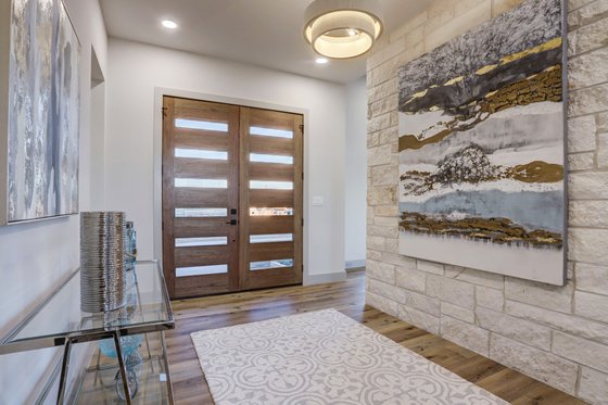 Interior - Entry for Modern House Plan #1096-56 - 4 bed, 3.5 bath