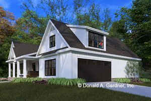 Exterior - Other Elevation for Ranch House Plan #929-1094 - 3 bed, 2 bath