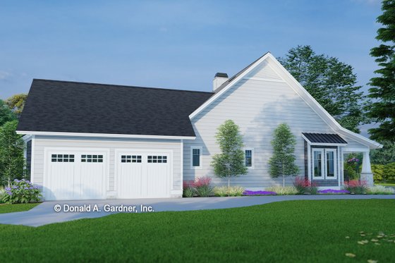 Exterior - Other Elevation for Bungalow House Plan #929-1166 - 3 bed, 2.5 bath