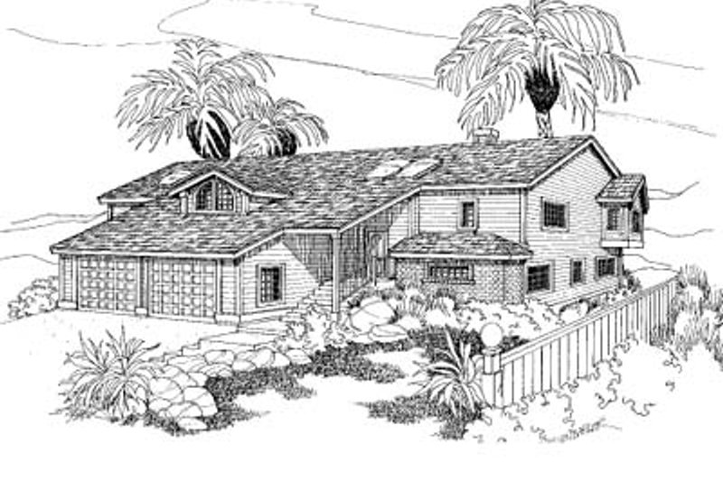 Dream House Plan - Traditional Exterior - Front Elevation Plan #60-589