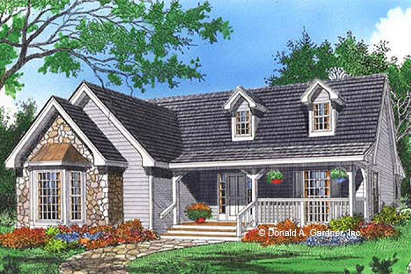 Dream House Plan - Country Exterior - Front Elevation Plan #929-517