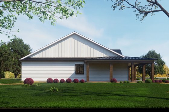 Exterior - Front Elevation 7 for Farmhouse House Plan #1112-15 - 4 bed, 3 bath