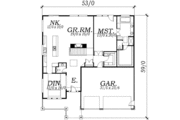 European Style House Plan - 4 Beds 2.5 Baths 3745 Sq/Ft Plan #130-137 