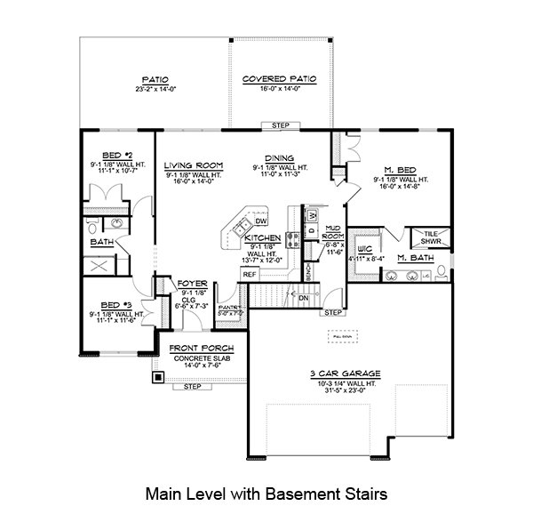 House Design - Ranch Floor Plan - Other Floor Plan #1064-165