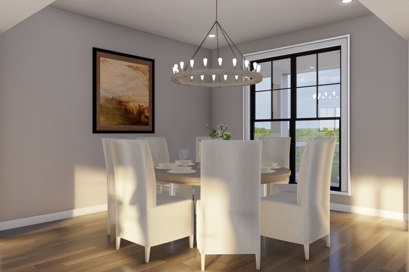 House Design - Interior - Dining Room for Farmhouse House Plan #923-395 - 3 bed, 2.5 bath