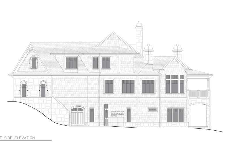 House Plan Design - Exterior - Rear Elevation 2 for Country House Plan #54-714 - 5 bed, 5 bath