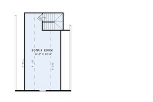 Floor Plan - Upper Floor for European House Plan #17-2429 - 4 bed, 3.5 bath