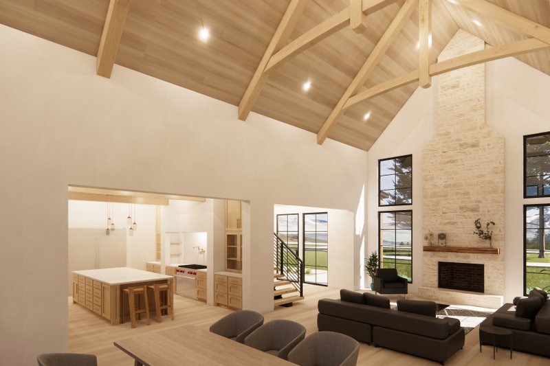 Home Plan - Interior - Family Room 3 for Farmhouse House Plan #1096-5 - 4 bed, 4.5 bath
