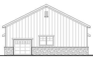 Exterior - Other Elevation for Craftsman House Plan #124-1071 - 1 bed, 1 bath