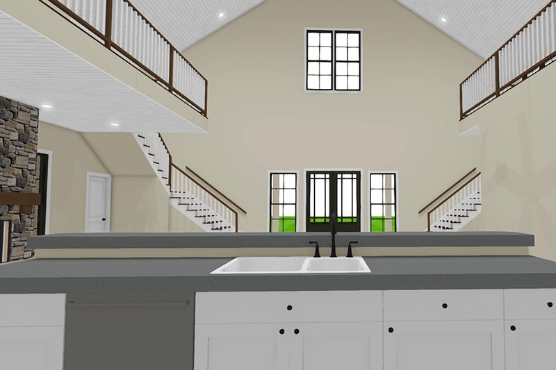 Dream House Plan - Interior - Kitchen 1 for Barndominium House Plan #923-97 - 3 bed, 3.5 bath