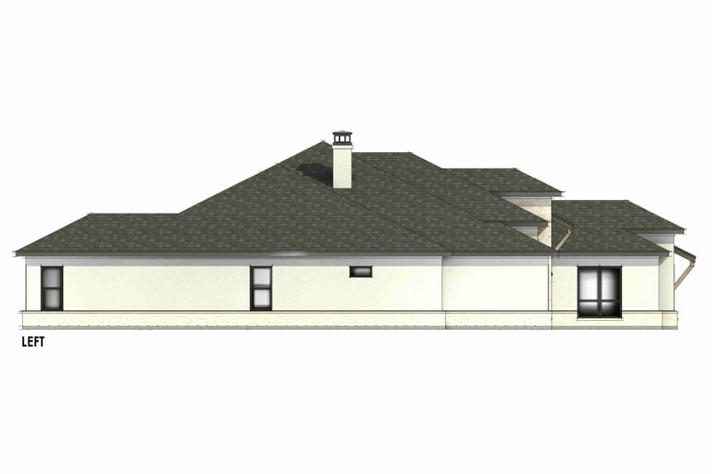 Dream House Plan - Exterior - Other Elevation for Prairie House Plan #1096-37 - 4 bed, 3.5 bath
