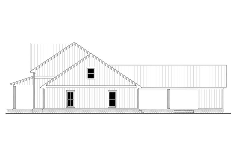 Architectural House Design - Exterior - Other Elevation for Farmhouse House Plan #430-215 - 4 bed, 3 bath