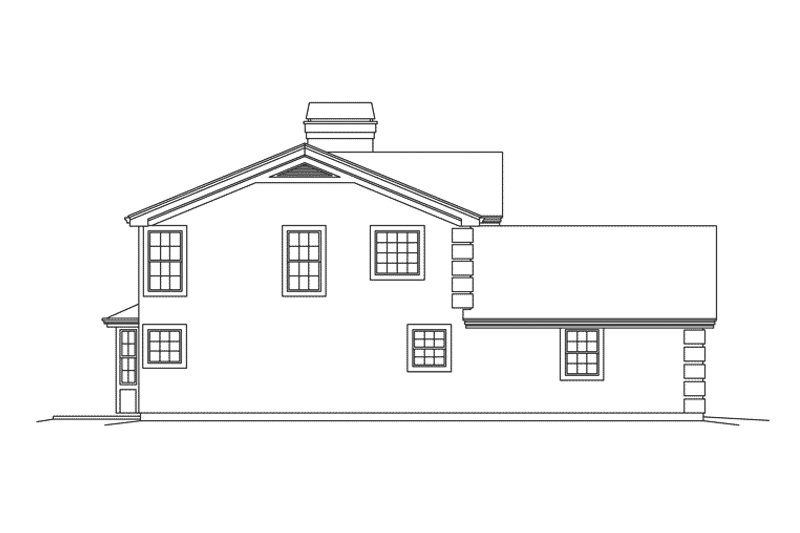 Dream House Plan - Exterior - Other Elevation for Traditional House Plan #57-693 - 3 bed, 2.5 bath