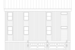 Exterior - Rear Elevation for Traditional House Plan #932-444 - 6 bed, 4 bath