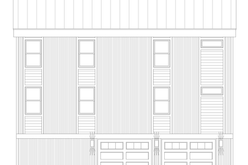 Architectural House Design - Exterior - Rear Elevation for Traditional House Plan #932-444 - 6 bed, 4 bath