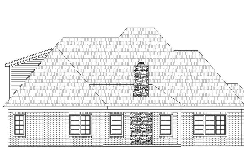 Dream House Plan - Exterior - Rear Elevation for Country House Plan #932-277 - 4 bed, 3 bath