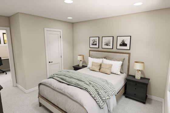 Interior - Bedroom 2 for Craftsman House Plan #51-1385 - 4 bed, 3.5 bath
