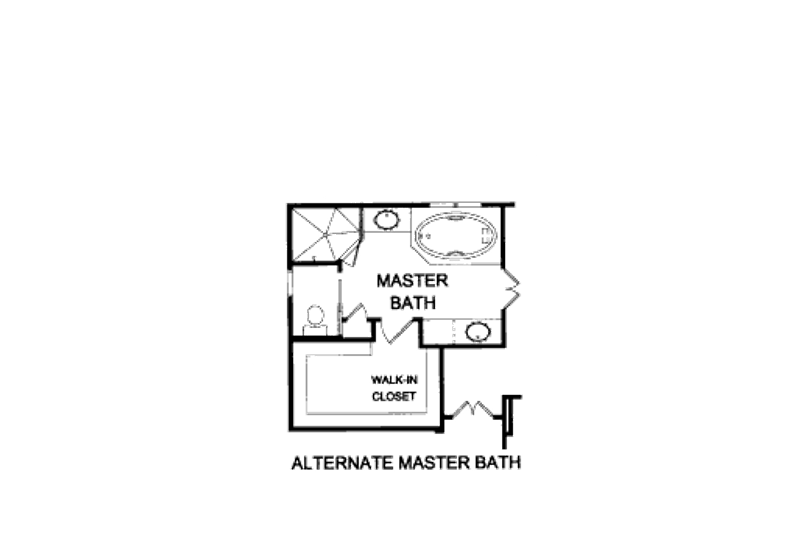 Home Plan - Floor Plan - Other Floor for Bungalow House Plan #46-435 - 4 bed, 2.5 bath