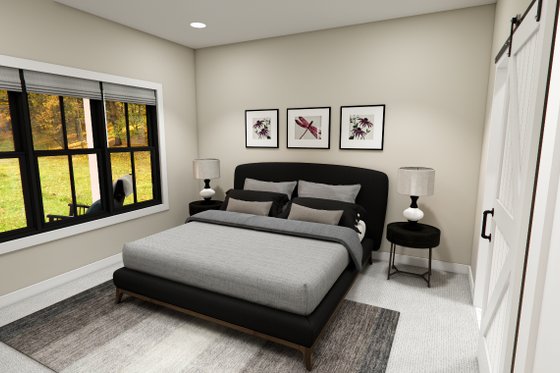Interior - Master Bedroom for Farmhouse House Plan #51-1390 - 3 bed, 2.5 bath