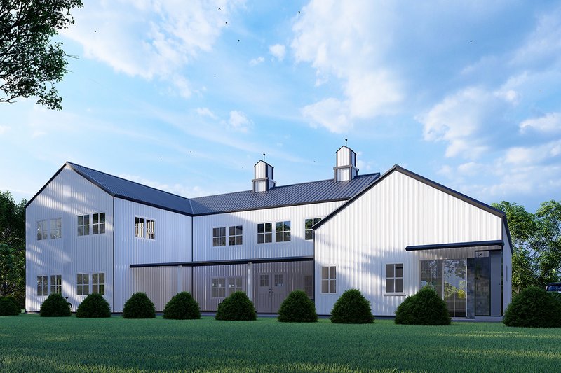 House Design - Exterior - Other Elevation 4 for Barndominium House Plan #1107-17 - 4 bed, 4 bath