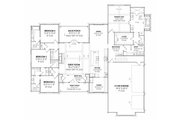 European Style House Plan - 4 Beds 3.5 Baths 2877 Sq/Ft Plan #1096-61 