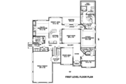 European Style House Plan - 4 Beds 4 Baths 4871 Sq/Ft Plan #81-1332 