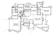 Country Style House Plan - 4 Beds 2.5 Baths 2184 Sq/Ft Plan #80-119 