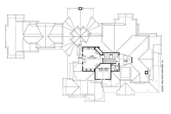 House Blueprint - Craftsman Floor Plan - Other Floor Plan #132-218