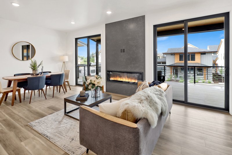 Architectural House Design - Interior - Family Room 1 for Contemporary House Plan #1070-233 - 2 bed, 2 bath