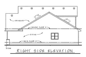 Exterior - Other Elevation 1 for Cottage House Plan #20-874 - 4 bed, 3 bath