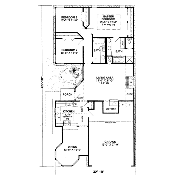 Dream House Plan - European Floor Plan - Main Floor Plan #410-343
