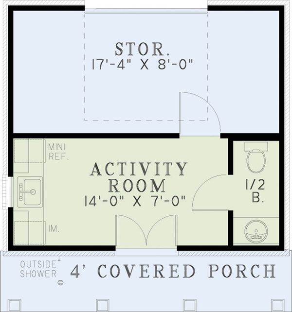 House Design - Southern Floor Plan - Main Floor Plan #17-2575