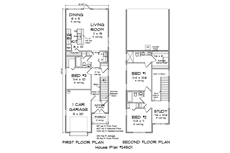 House Design - Floor Plan - Main Floor for Cottage House Plan #513-2294 - 3 bed, 3 bath