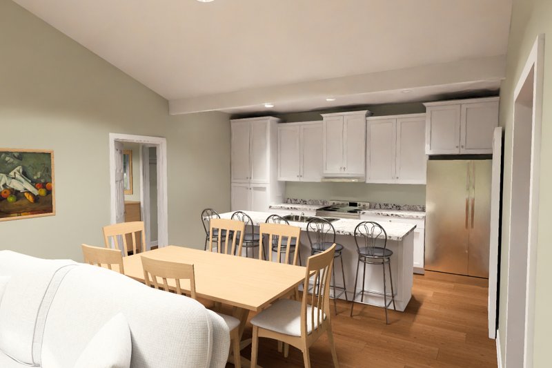 Architectural House Design - Interior - Kitchen 2 for Cottage House Plan #513-2459 - 3 bed, 2 bath