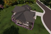 Craftsman Style House Plan - 5 Beds 5 Baths 4633 Sq/Ft Plan #1069-39 Exterior 