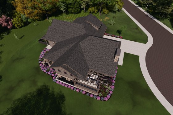 Exterior - Other Elevation 6 for Craftsman House Plan #1069-39 - 2 bed, 2 bath