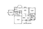 European Style House Plan - 3 Beds 3 Baths 3671 Sq/Ft Plan #81-1600 