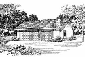 Traditional Exterior - Front Elevation Plan #72-277