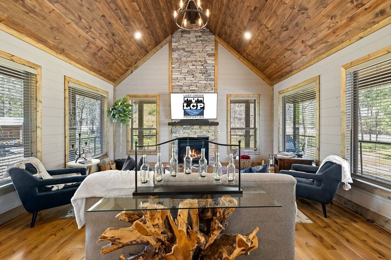 House Blueprint - Photo 12 for Cabin House Plan #1109-10 - 1 bed, 1 bath