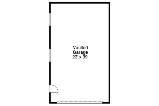 Floor Plan - Main Floor for Traditional House Plan #124-785, 0 bath
