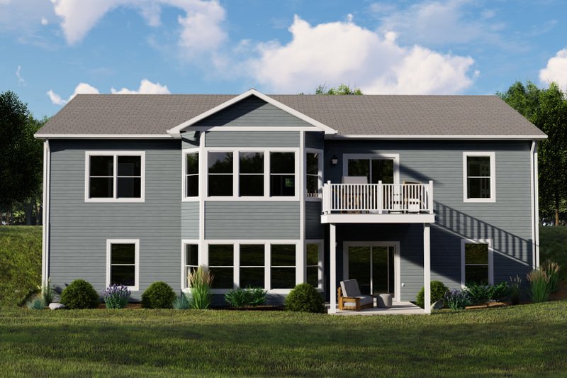 Home Plan - Exterior - Rear Elevation for Craftsman House Plan #1064-132 - 4 bed, 2.5 bath