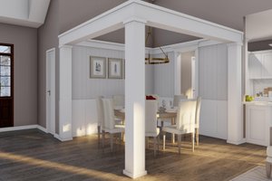 Interior - Dining Room for Traditional House Plan #17-2435 - 3 bed, 3 bath