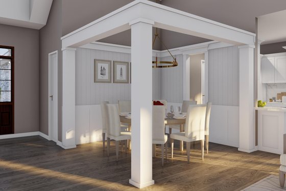 Interior - Dining Room for Traditional House Plan #17-2435 - 3 bed, 3 bath