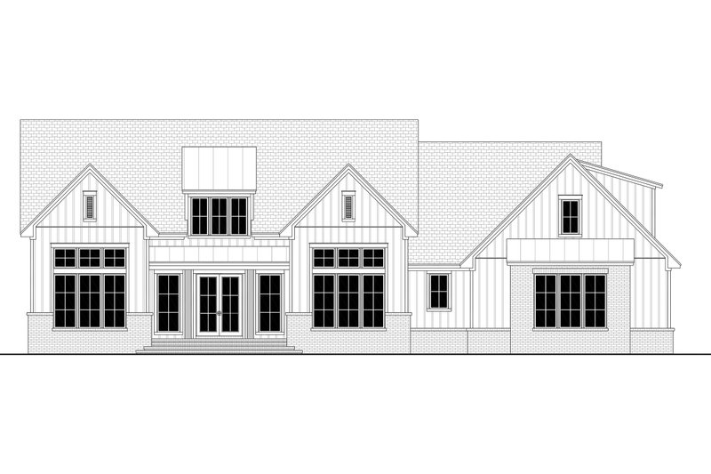 Dream House Plan - Exterior - Front Elevation 16 for Farmhouse House Plan #430-436 - 3 bed, 2 bath