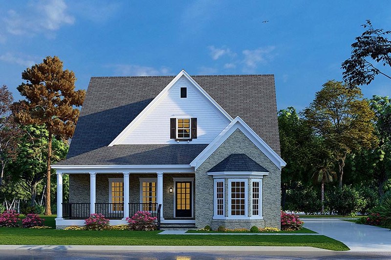 Architectural House Design - Traditional Exterior - Front Elevation Plan #923-272