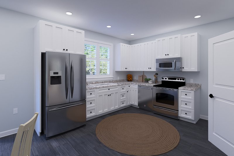 House Design - Interior - Kitchen 1 for Farmhouse House Plan #1060-301 - 2 bed, 1.5 bath